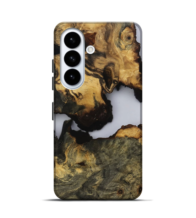 Galaxy S26 Wood Live Edge Phone Case - Tina (Clear, 810784)