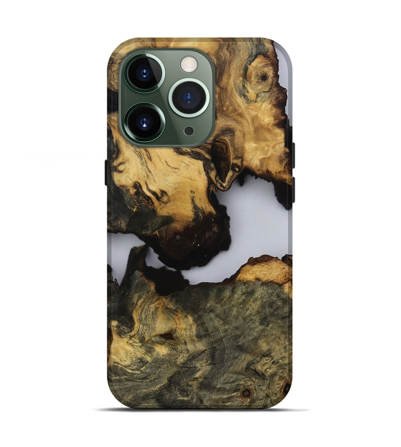 iPhone 13 Pro Wood Live Edge Phone Case - Tina (Clear, 810784)