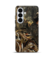 Galaxy S26 Wood Live Edge Phone Case - Cathryn (Black & White, 810789)