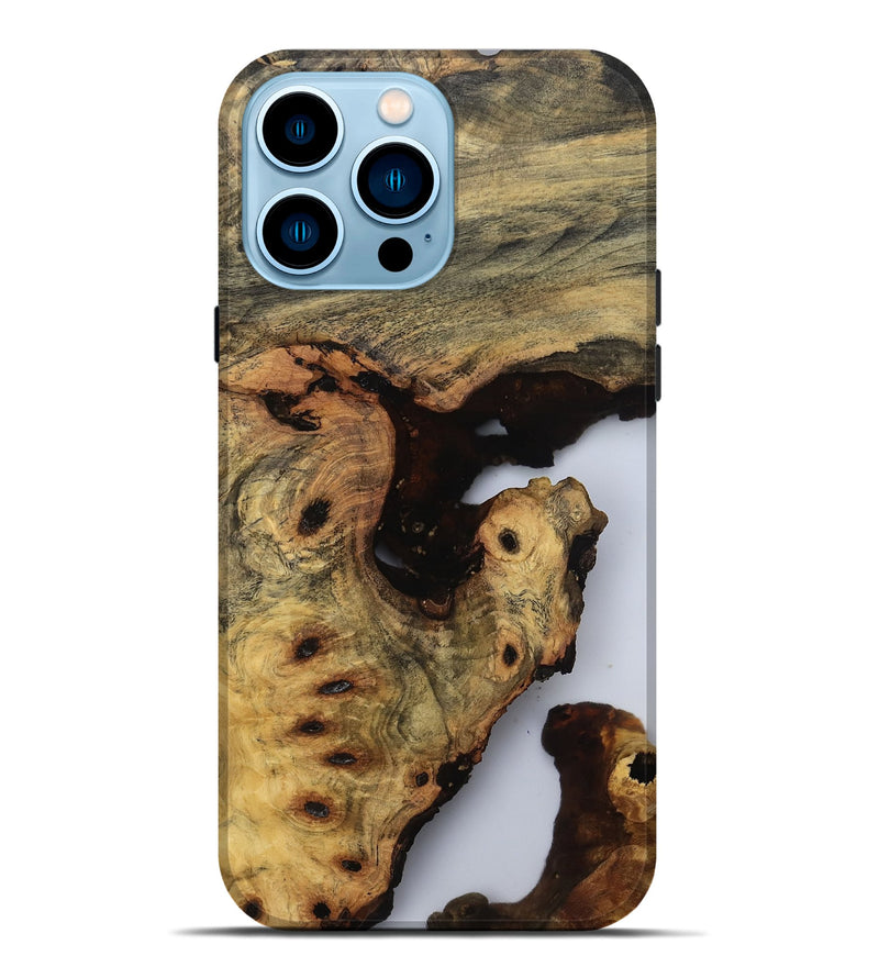 iPhone 14 Pro Max Wood Live Edge Phone Case - Zara (Clear, 810793)