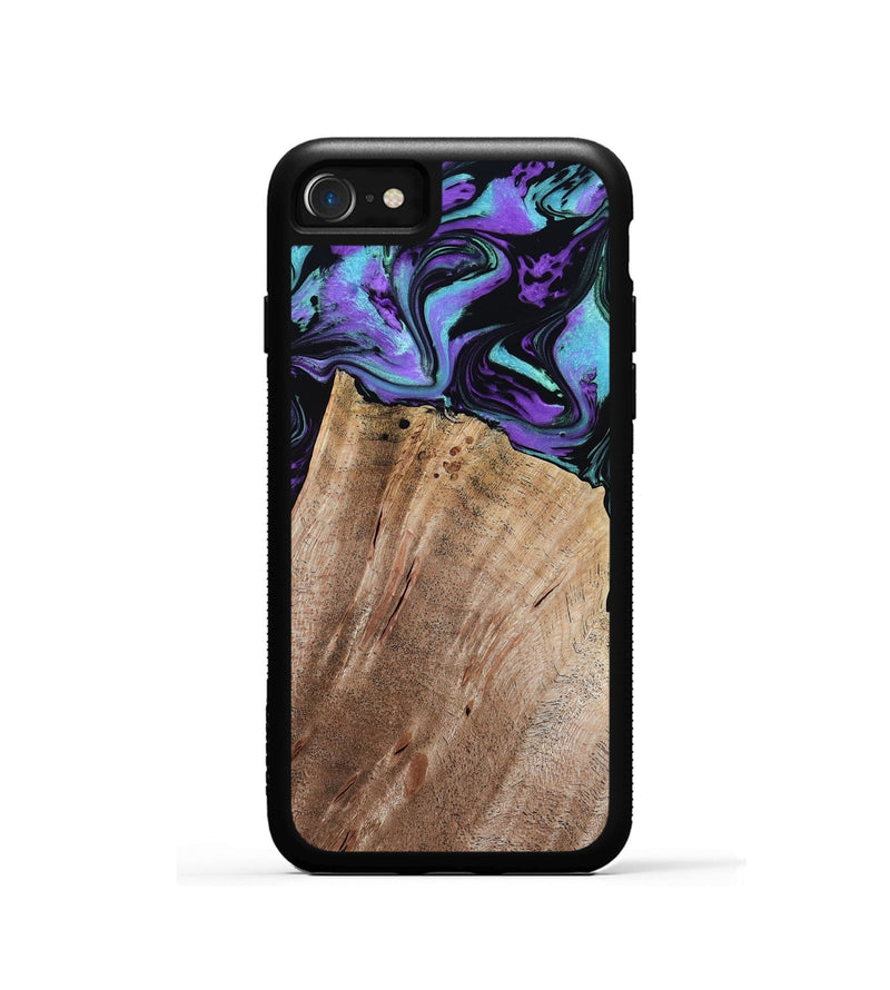 iPhone SE Wood Phone Case - Rio (Purple, 810802)