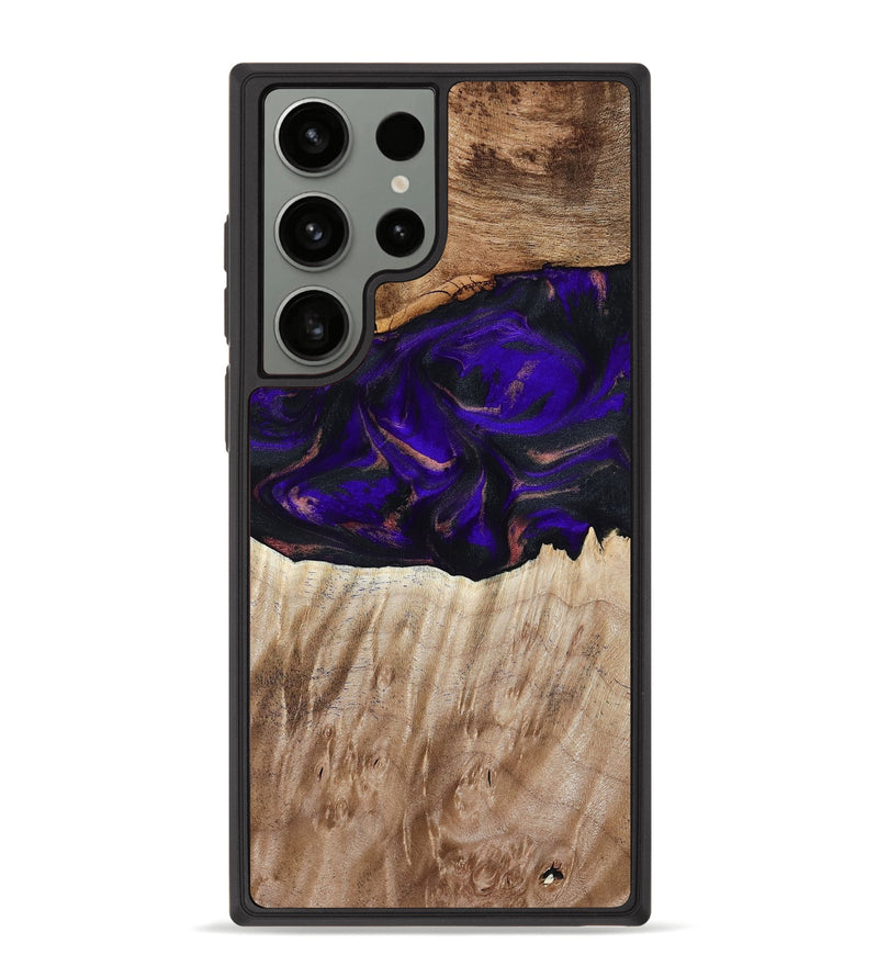 Galaxy S23 Ultra Wood Phone Case - Ronda (Purple, 810806)