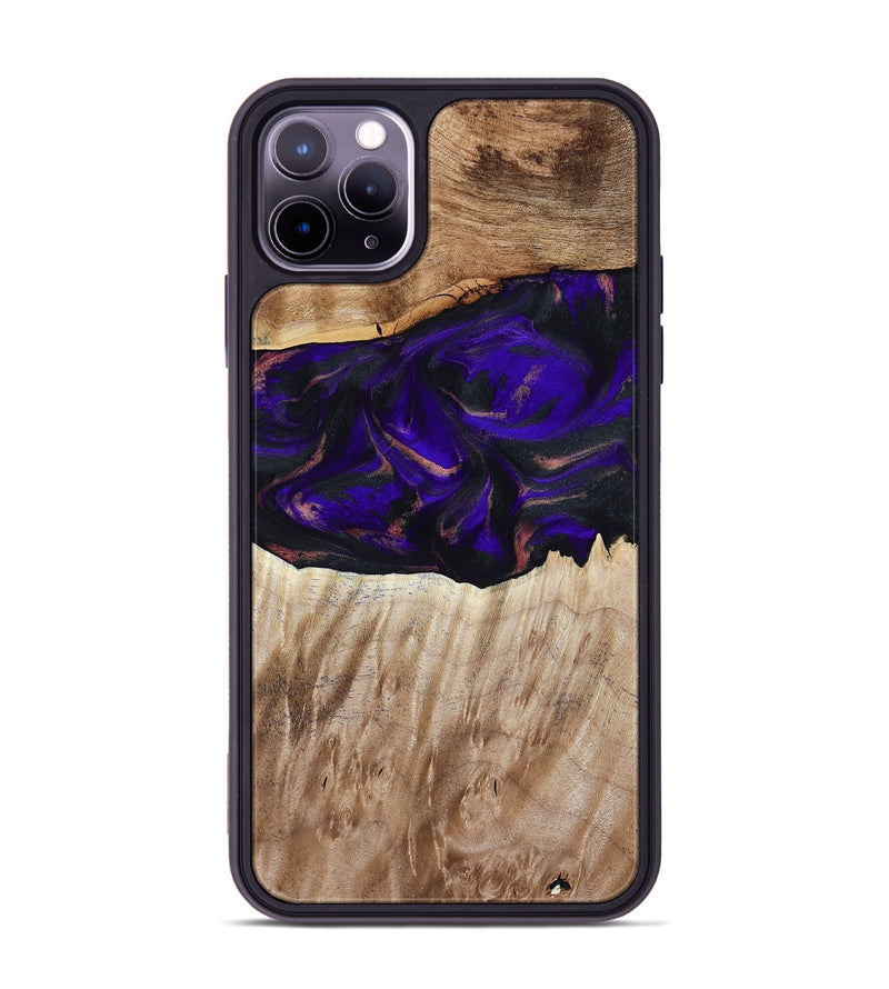 iPhone 11 Pro Max Wood Phone Case - Ronda (Purple, 810806)