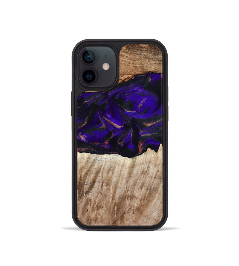 iPhone 12 mini Wood Phone Case - Ronda (Purple, 810806)