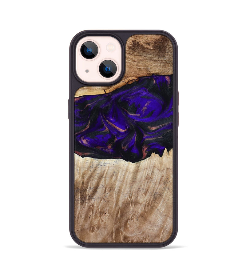 iPhone 14 Wood Phone Case - Ronda (Purple, 810806)