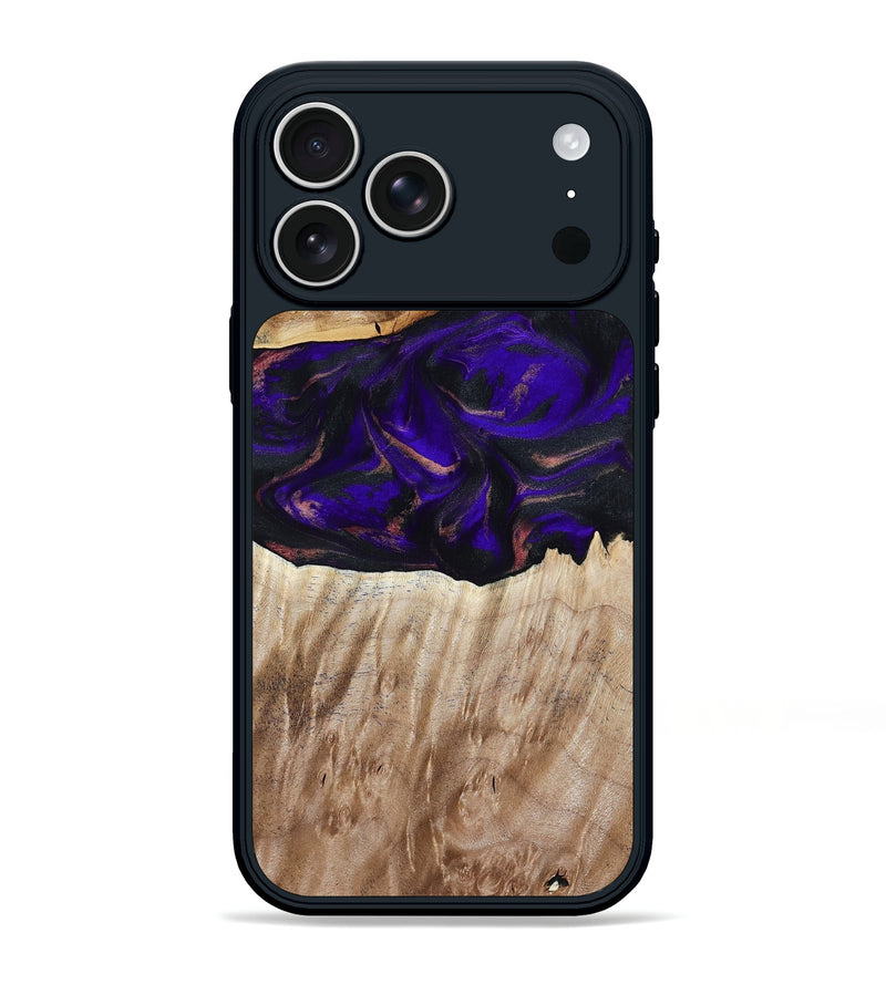 iPhone 17 Pro Max Wood Phone Case - Ronda (Purple, 810806)