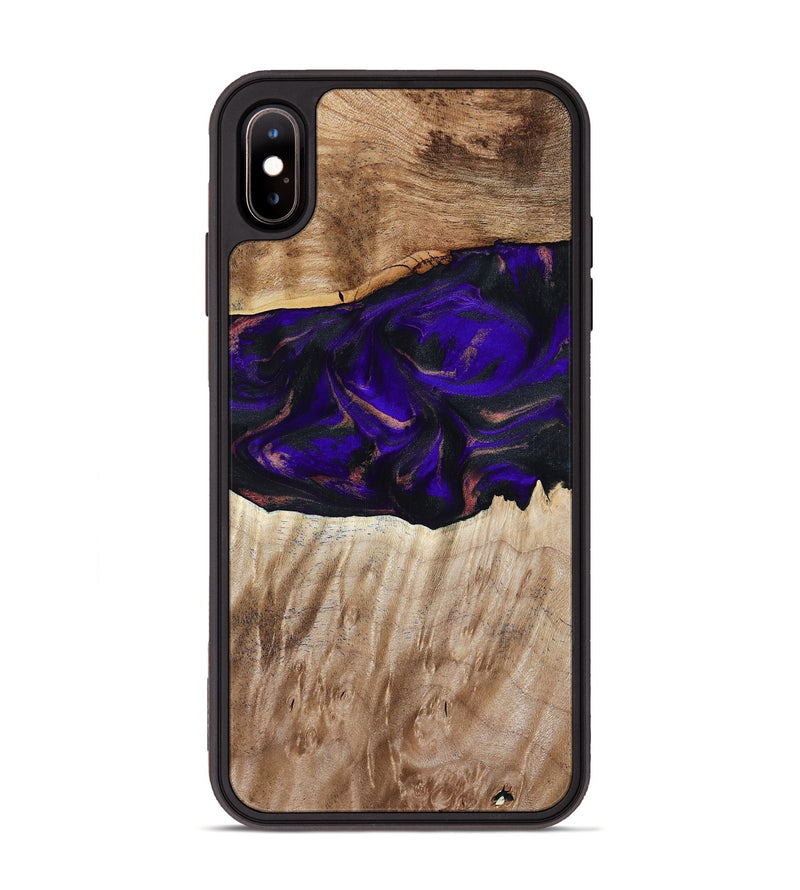 iPhone Xs Max Wood Phone Case - Ronda (Purple, 810806)