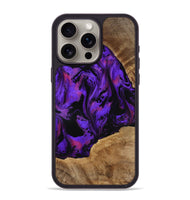 iPhone 15 Pro Max Wood Phone Case - Matilda (Purple, 810807)