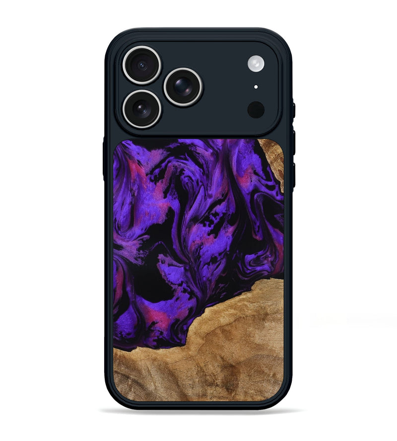 iPhone 17 Pro Max Wood Phone Case - Matilda (Purple, 810807)