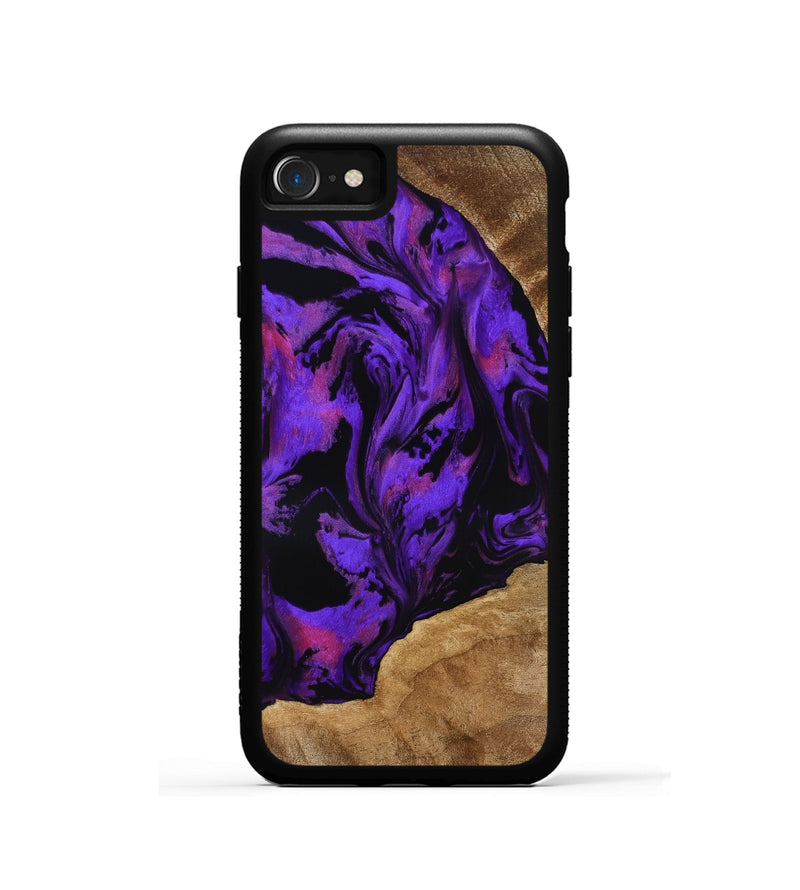 iPhone SE Wood Phone Case - Matilda (Purple, 810807)
