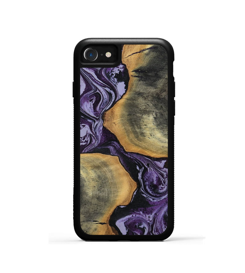iPhone SE Wood Phone Case - Dorsey (Purple, 810809)