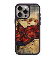 iPhone 16 Pro Max Wood Phone Case - Glen (Red, 810811)