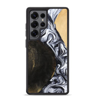 Galaxy S25 Ultra Wood Phone Case - Hedwig (Black & White, 810813)