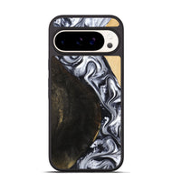 Pixel 9 Pro Wood Phone Case - Hedwig (Black & White, 810813)