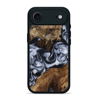 iPhone 17 Air Wood Phone Case - Arely (Black & White, 810817)