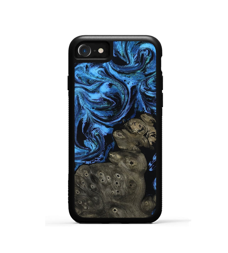 iPhone SE Wood Phone Case - Anabel (Blue, 810820)