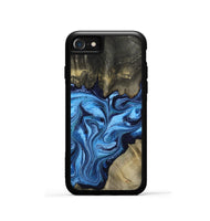 iPhone SE Wood Phone Case - Delmar (Blue, 810824)
