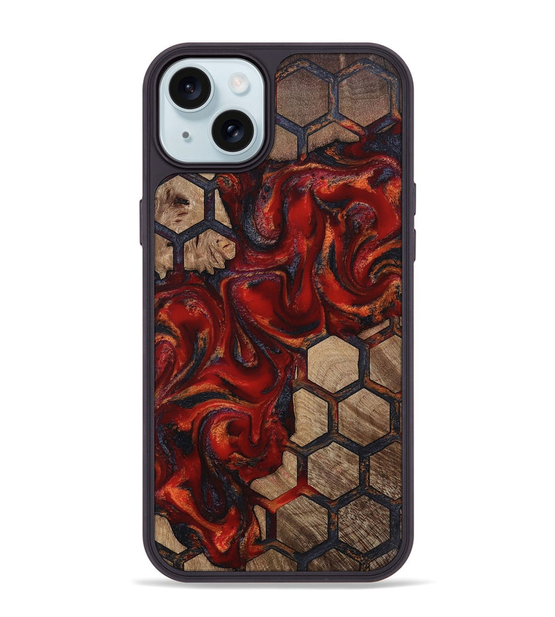 iPhone 15 Plus Wood Phone Case - Amara (Pattern, 810896)