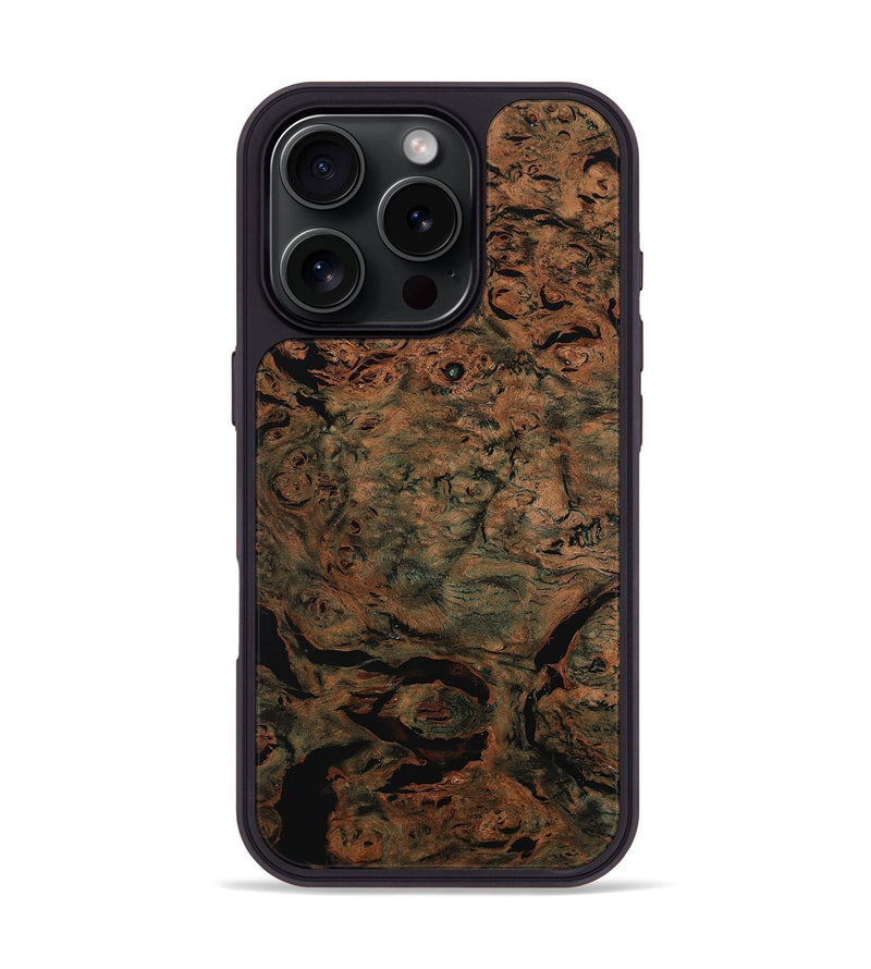 iPhone 16 Pro Wood Phone Case - Marlene (Wood Burl, 811007)