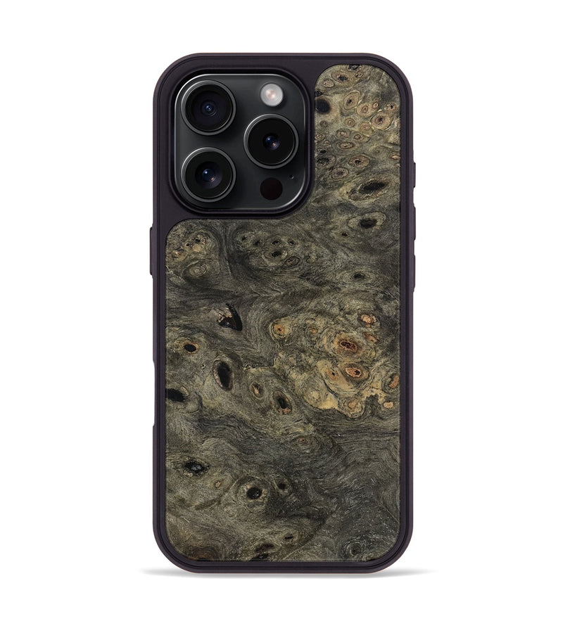 iPhone 16 Pro Wood Phone Case - Claudie (Wood Burl, 811012)