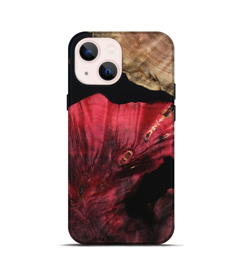 iPhone 13 mini Wood Live Edge Phone Case - Joan (Wood Burl, 811023)