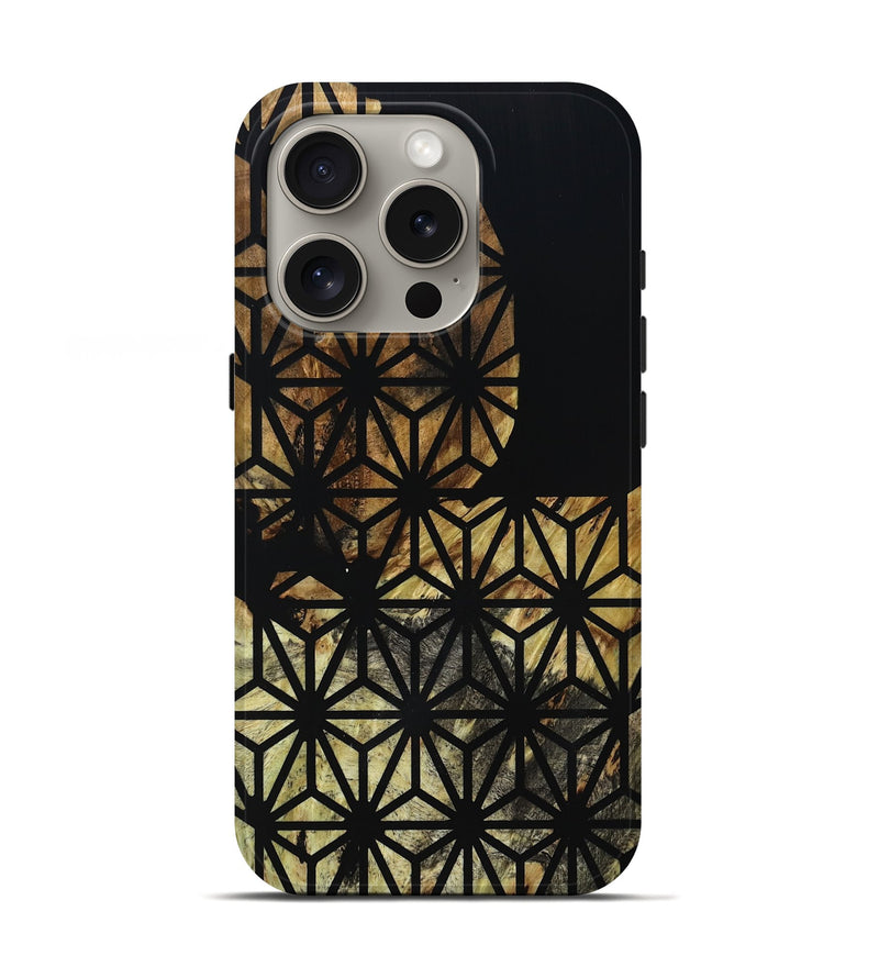 iPhone 16 Pro Wood Live Edge Phone Case - Syble (Pattern, 811024)