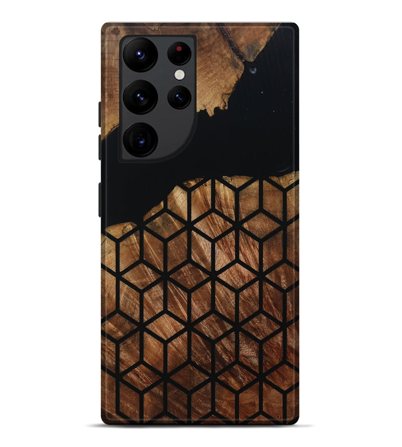Galaxy S22 Ultra Wood Live Edge Phone Case - Kahlil (Pattern, 811027)