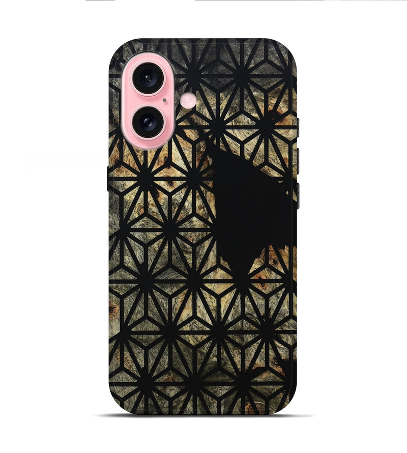 iPhone 16 Wood Live Edge Phone Case - Gustav (Pattern, 811028)