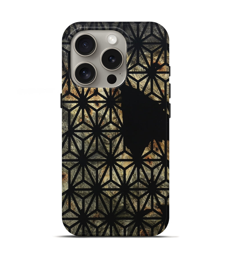 iPhone 16 Pro Wood Live Edge Phone Case - Gustav (Pattern, 811028)