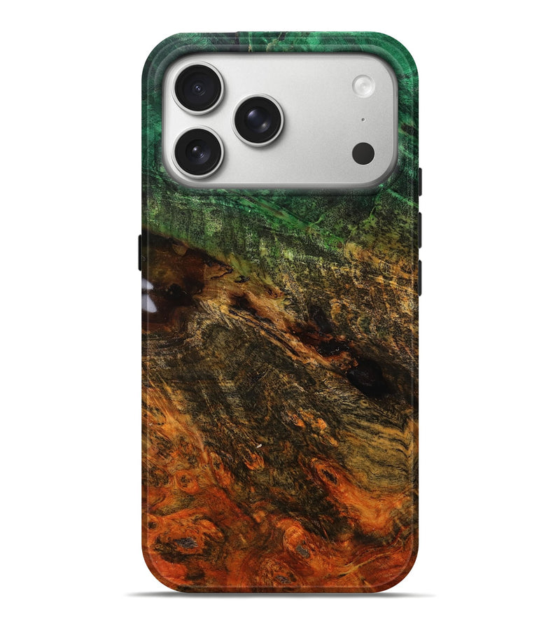 iPhone 17 Pro Max Wood Live Edge Phone Case - Amare (Wood Burl, 811038)