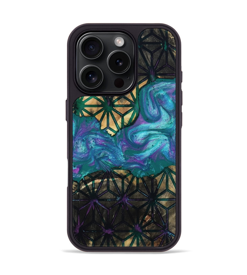 iPhone 16 Pro Wood Phone Case - Tyesha (Pattern, 811046)