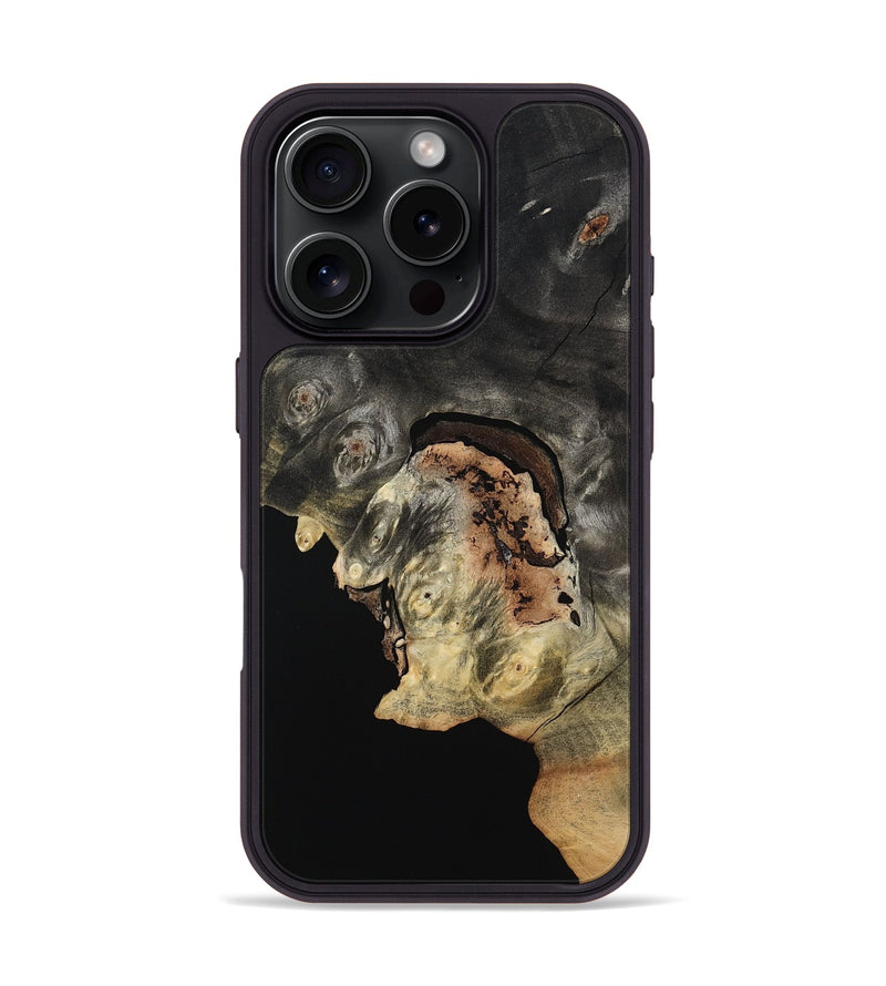 iPhone 16 Pro Wood Phone Case - Fanny (Wood Burl, 811059)