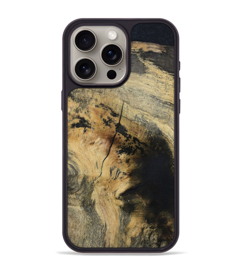 iPhone 15 Pro Max Wood Phone Case - Carmen (Wood Burl, 811061)