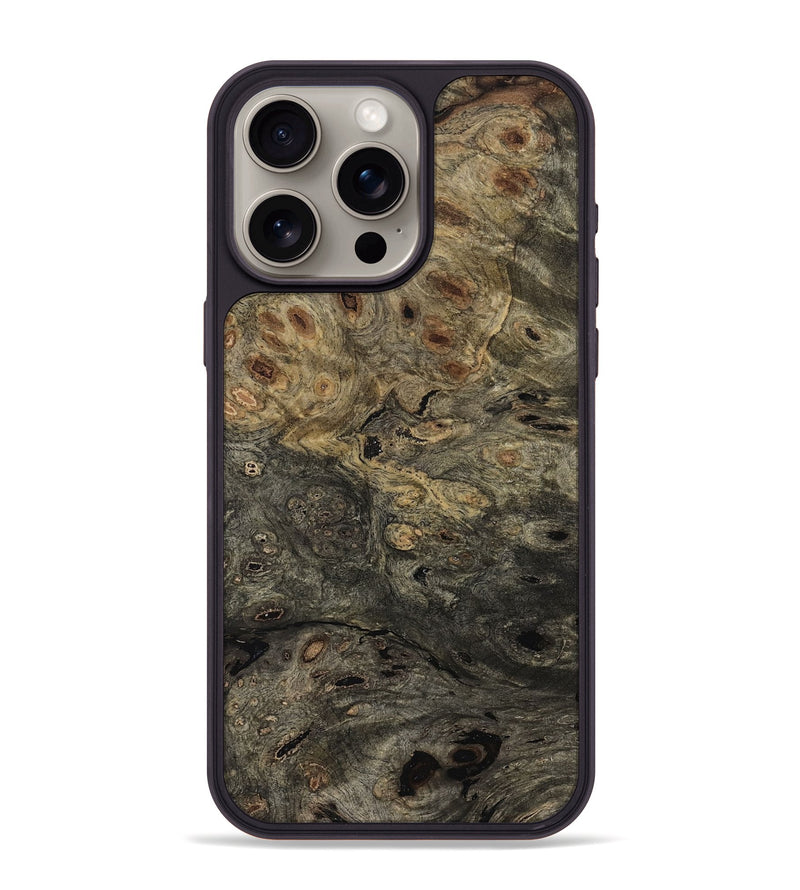 iPhone 15 Pro Max Wood Phone Case - Kameron (Wood Burl, 811063)
