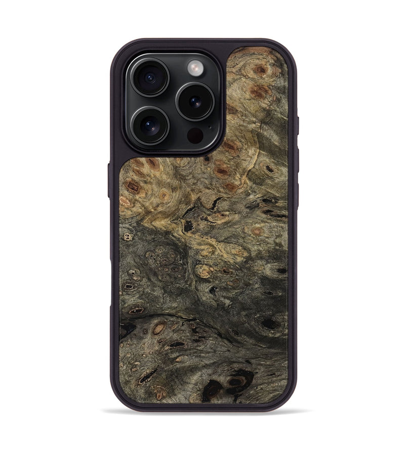iPhone 16 Pro Wood Phone Case - Kameron (Wood Burl, 811063)