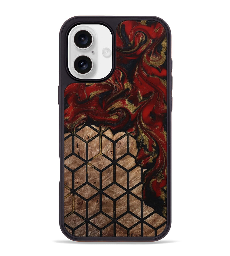 iPhone 16 Plus Wood Phone Case - Adrien (Pattern, 811078)