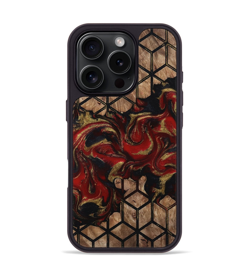 iPhone 16 Pro Wood Phone Case - Rodger (Pattern, 811081)