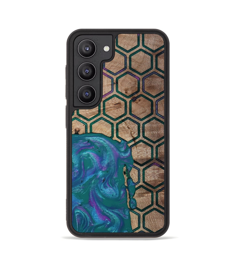 Galaxy S23 Wood Phone Case - Sim (Pattern, 811083)
