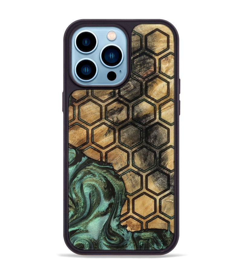 iPhone 14 Pro Max Wood Phone Case - Aurelia (Pattern, 811084)