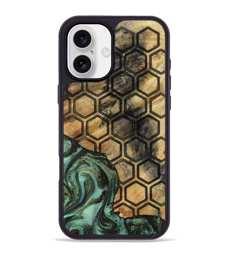 iPhone 16 Plus Wood Phone Case - Aurelia (Pattern, 811084)