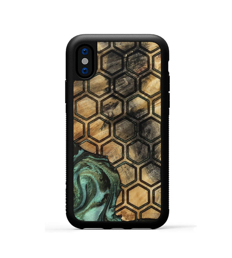 iPhone Xs Wood Phone Case - Aurelia (Pattern, 811084)