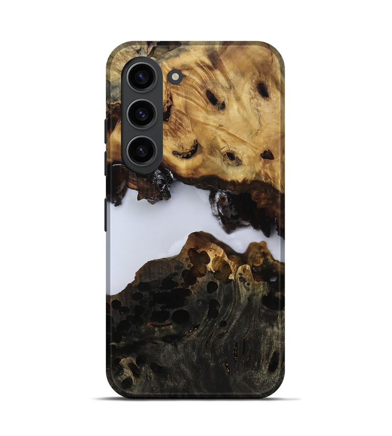 Galaxy S23 Wood Live Edge Phone Case - Odalys (Clear, 811127)