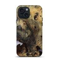 iPhone 15 Wood Live Edge Phone Case - Azariah (Wood Burl, 811128)