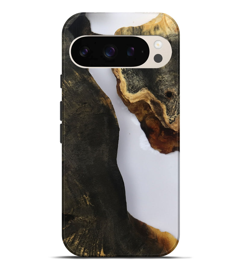 Pixel 10 Pro XL Wood Live Edge Phone Case - Jammie (Clear, 811131)