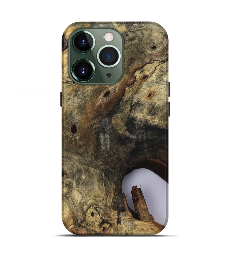 iPhone 13 Pro Wood Live Edge Phone Case - River (Clear, 811132)