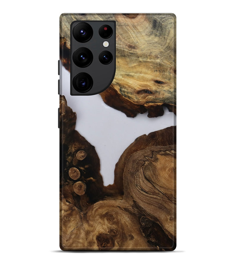 Galaxy S22 Ultra Wood Live Edge Phone Case - Rhianna (Clear, 811134)