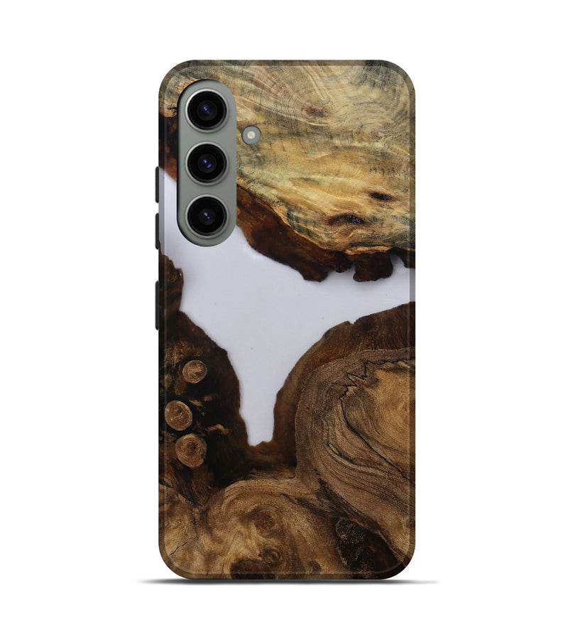 Galaxy S24 Wood Live Edge Phone Case - Rhianna (Clear, 811134)