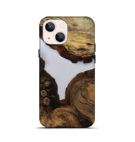 iPhone 13 mini Wood Live Edge Phone Case - Rhianna (Clear, 811134)