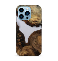 iPhone 14 Pro Wood Live Edge Phone Case - Rhianna (Clear, 811134)