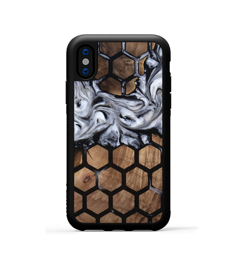 iPhone Xs Wood Phone Case - Alfonso (Pattern, 811157)